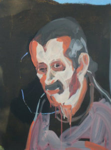 Peinture de Dominique Masse, un des "Portraits soignés"